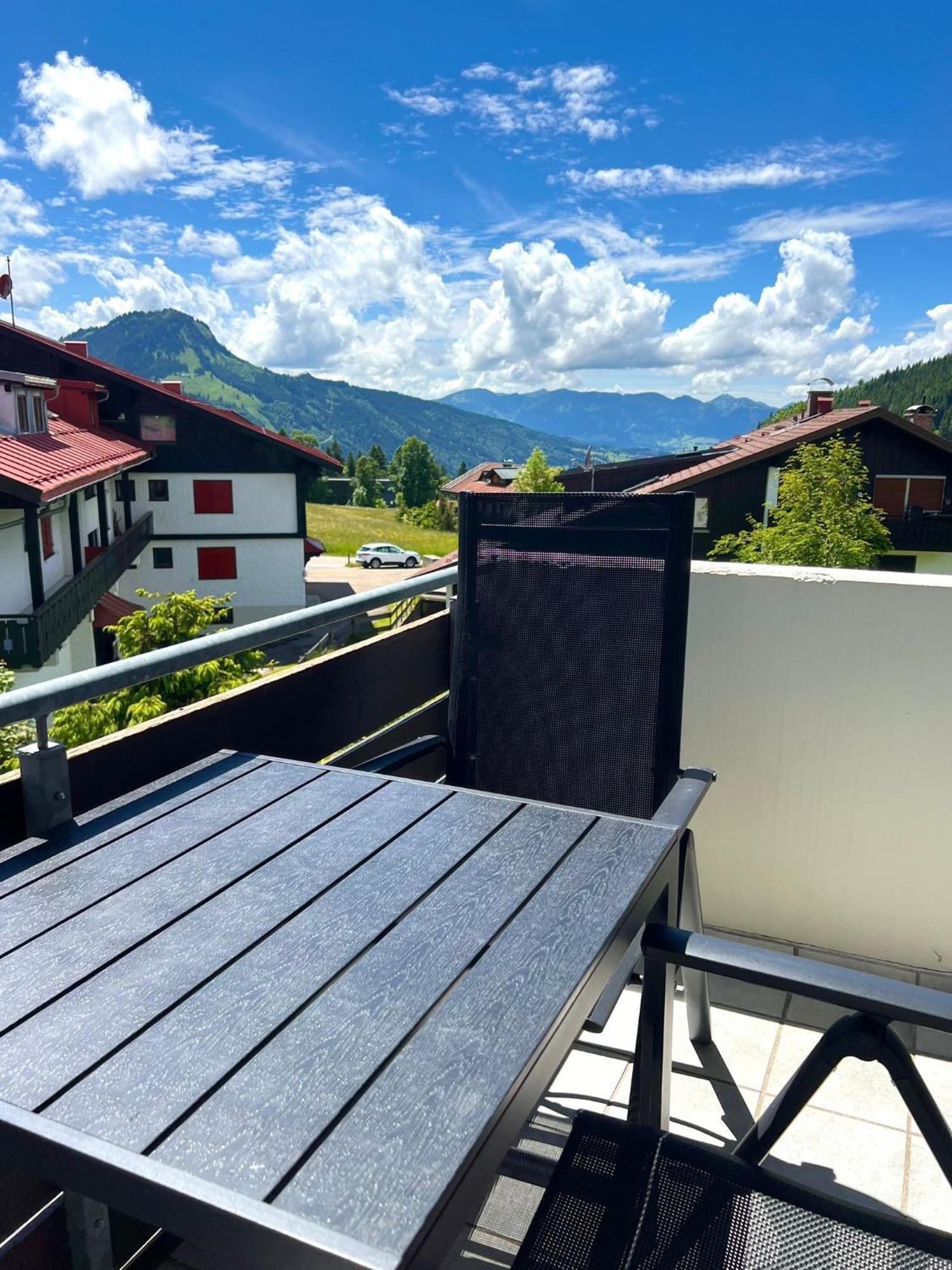 오버요흐 Bergnest Iseler Mit Panoramablick 아파트 외부 사진