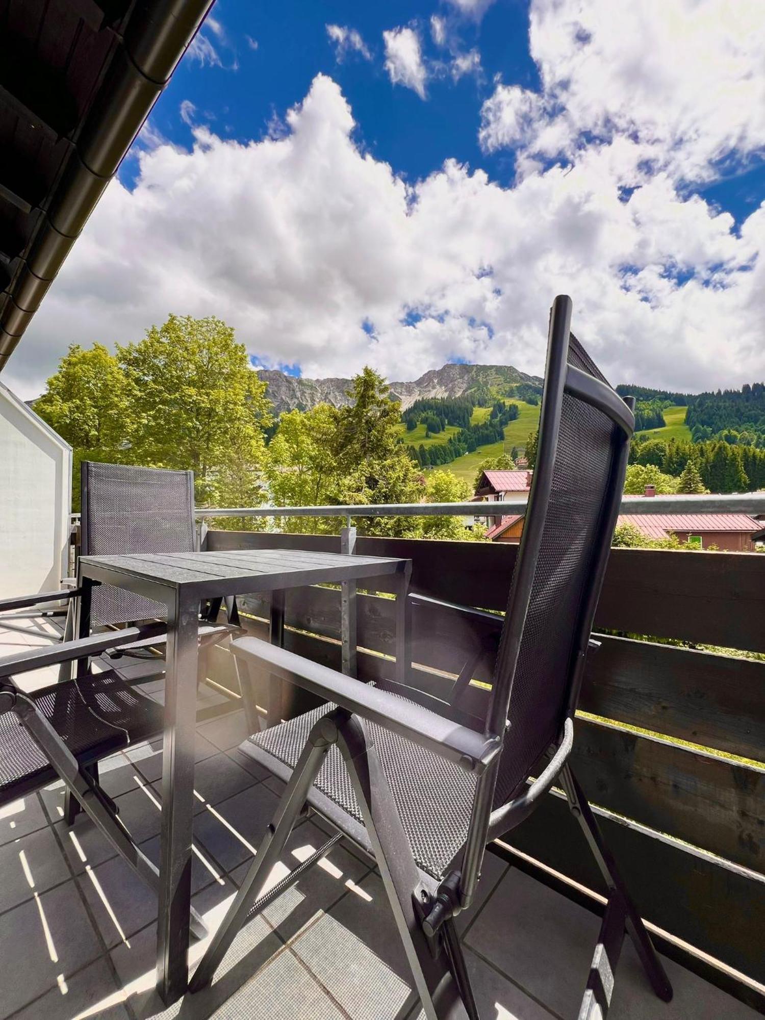 오버요흐 Bergnest Iseler Mit Panoramablick 아파트 외부 사진