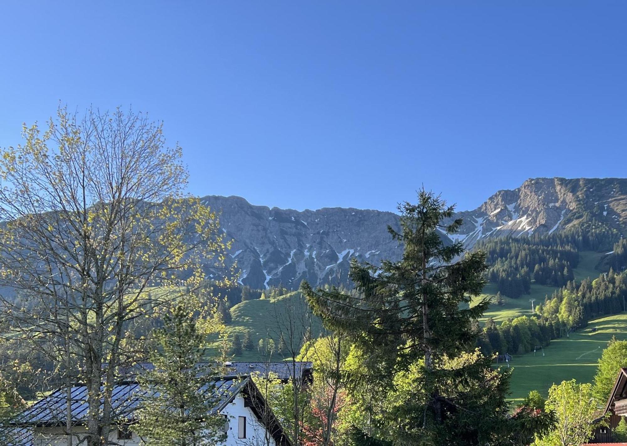 오버요흐 Bergnest Iseler Mit Panoramablick 아파트 외부 사진